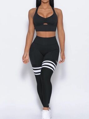 Bombshell Sportswear OG High-Waist Thigh High Striped Leggings